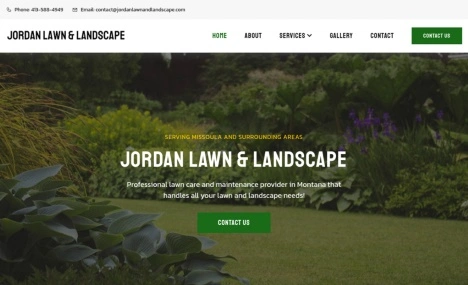 Jordan Lawn & Landscape Website